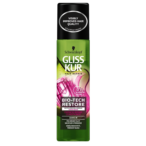 Gliss Kur Bio-Tech Restore regeneračný expres balzam na vlasy rozprašovač 200 ml