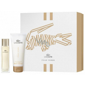 Lacoste pour Femme toaletná voda pre ženy 50 ml + telové mlieko 100 ml, darčeková sada