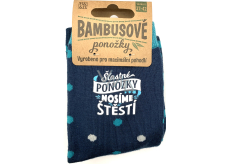 Albi Bamboo ponožky Happy ponožky, veľkosť 37 - 42