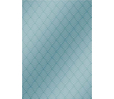 Ditipo Darčekový baliaci papier 70 x 100 cm Trendy farby zelená 2 listy