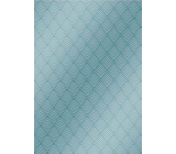 Ditipo Darčekový baliaci papier 70 x 100 cm Trendy farby zelená 2 listy