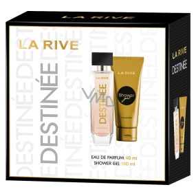La Rive Destinée parfumovaná voda 90 ml + sprchový gél 100 ml, darčeková súprava pre ženy