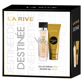 La Rive Destinée parfumovaná voda 90 ml + sprchový gél 100 ml, darčeková súprava pre ženy
