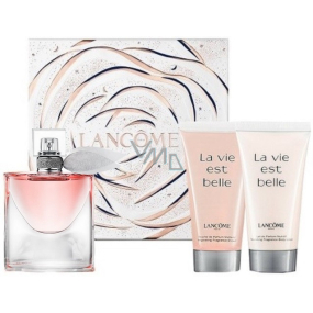 Lancome La Vie Est Belle parfumovaná voda 30 ml + telové mlieko 50 ml + sprchový gél 50 ml, darčeková sada pre ženy