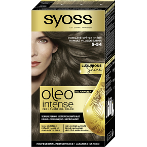 Syoss Oleo Intense olejová farba na vlasy 5-54 Popelavě svetlo hnedý Syoss Oleo Intense olejová farba na vlasy 5-54 Popelavě svetlo hnedý