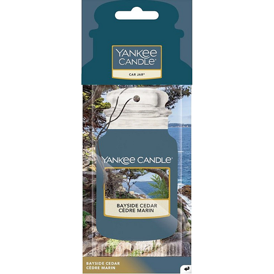 Yankee Candle Bayside Cedar - papier na visačku s vôňou pobrežného cédra 12 g