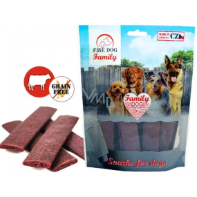 Fine Dog Family hovädzí pásik prírodná mäsová pochúťka pre psy 200 g