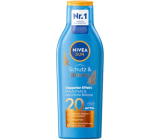 Nivea Sun Protect & Bronze OF 20 opaľovacie mlieko 200 ml