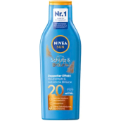 Nivea Sun Protect & Bronze OF 20 opaľovacie mlieko 200 ml