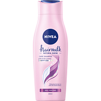 Nivea Hairmilk Natural Shine starajúci šampón, 400 ml