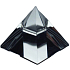 Krištáľové sklo Pyramída hladká 40 mm - ťažítko, darčeková krabička