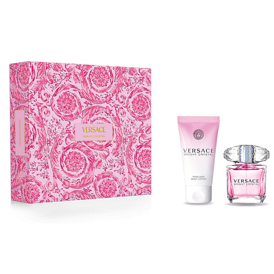 Versace Bright Crystal toaletná voda 30 ml + telové mlieko 50 ml, darčeková sada pre ženy