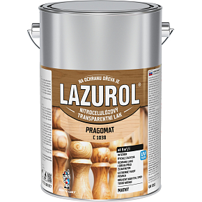 Lazurol Pragomat C1038 nitrocelulózový lak na drevo 4 l