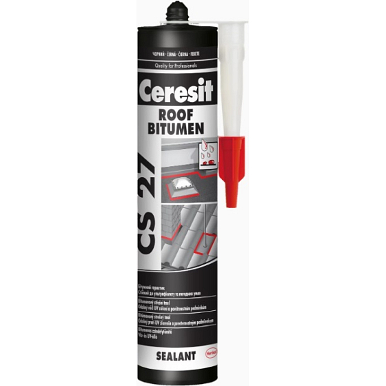 CERESIT CS 27 Bitumen, čierny, 280 ml