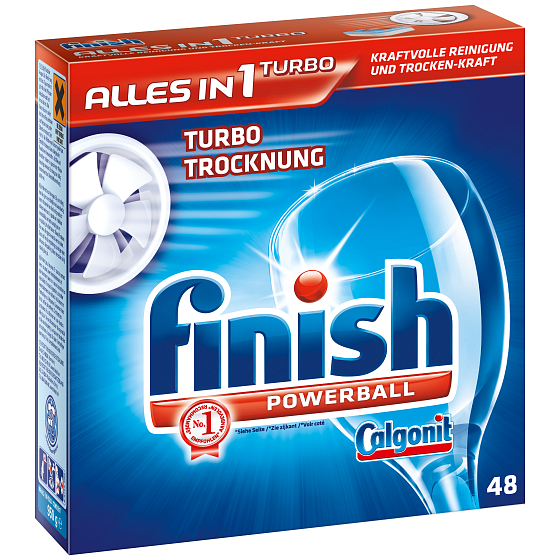 Calgonit Finish All-in-1 Turbo tablety do umývačky 48 kusov