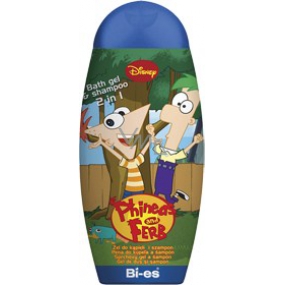 Disney Phineas & Ferb 2v1 sprchový gél a šampón pre deti 250 ml