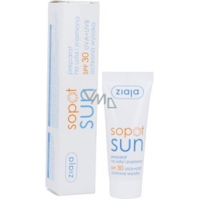 Ziaja Sopot Sun SPF 30 opaľovací krém na pery a znamienka 15 ml