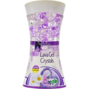 Pán Aróma Lava Gel Crystals Lavender & Camomile gélový osviežovač vzduchu 150 g