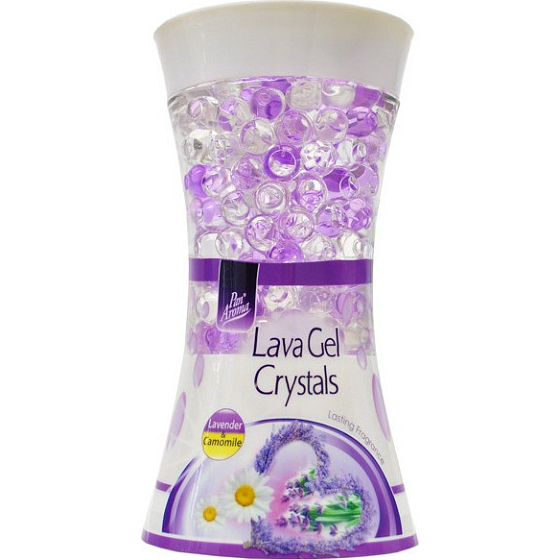 Pán Aróma Lava Gel Crystals Lavender & Camomile gélový osviežovač vzduchu 150 g