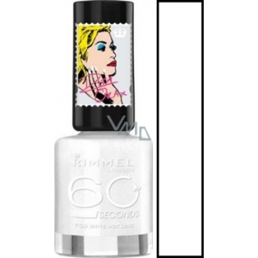 Rimmel London 60 sekund by Rita Ora lak na nechty 703 White Hot Love 8 ml