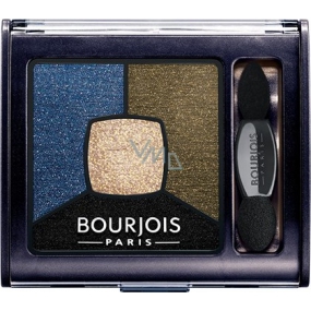 Bourjois Smoky Stories Quad Eyeshadow Palette očné tiene 10 Welcome Black 3,2 g