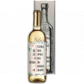 Bohemia Gifts Chardonnay Pre babičku biele darčekové víno 750 ml