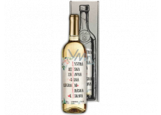 Bohemia Gifts Chardonnay Pre babičku biele darčekové víno 750 ml