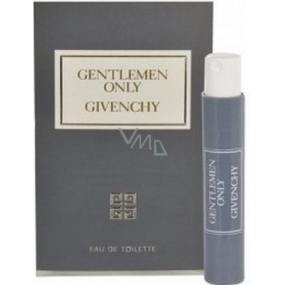 Givenchy Gentlemen Only toaletná voda pre mužov 1 ml s rozprašovačom, fľaštička