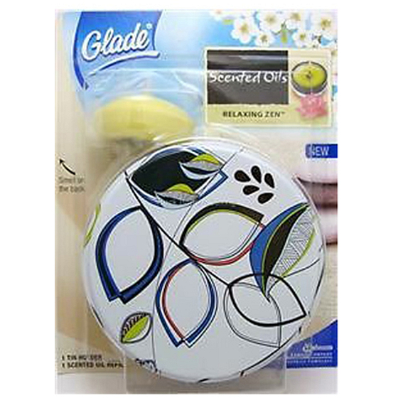 Glade by Brise Scented Oils Relaxing Zen vonná sviečka hliníkový držiak 2 kusy