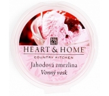 Heart & Home Jahodová zmrzlina Sójový prírodný voňavý vosk 27 g