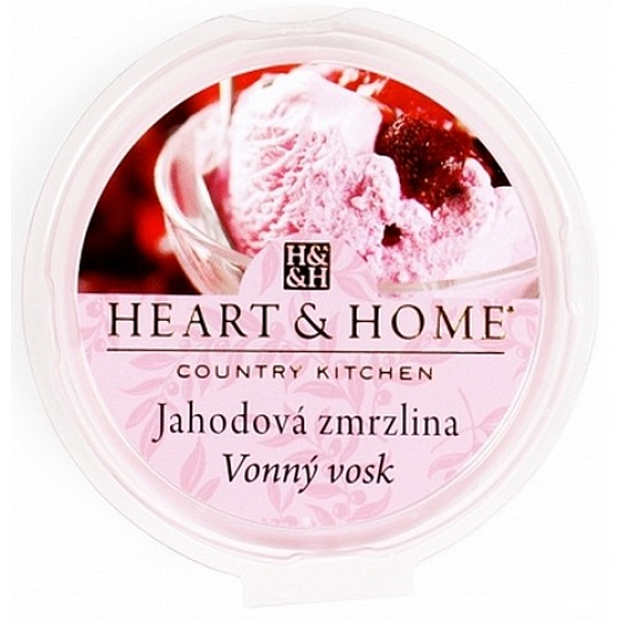 Heart & Home Jahodová zmrzlina Sójový prírodný vonný vosk 27 g