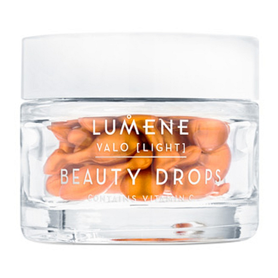 Lumene Beauty Drops Contains Vitamín C Pleťové kapsule s vitamínom C pre všetky typy pleti Light 28 kusov