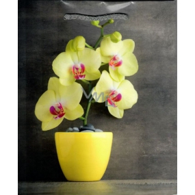 Nekupto Darčeková papierová taška 18,5 x 23 x 10 cm Orchidea 1681 02 ÚFM