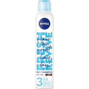 Nivea Fresh Revive Dry suchý šampón pre tmavšie tón vlasov 200 ml