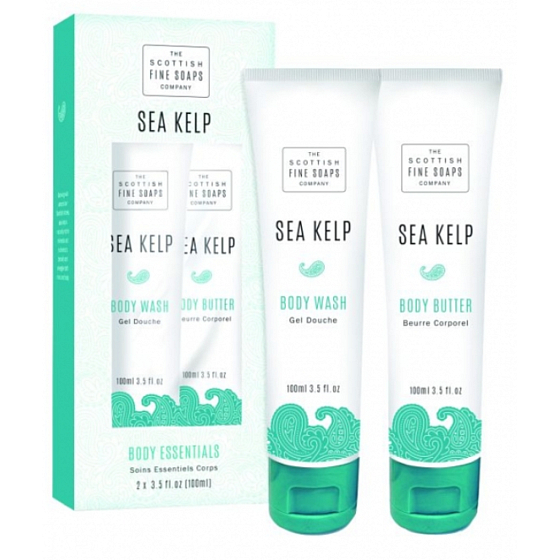 Scottish Fine Soaps Morská riasa telové maslo 100 ml + sprchový gél 100 ml, kozmetická sada