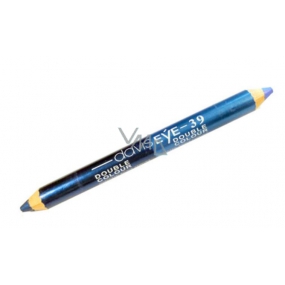 Princessa Davis Eye Double Colour očné tiene v ceruzke 039 Modrá s perleťou - tmavo modrá 6 g