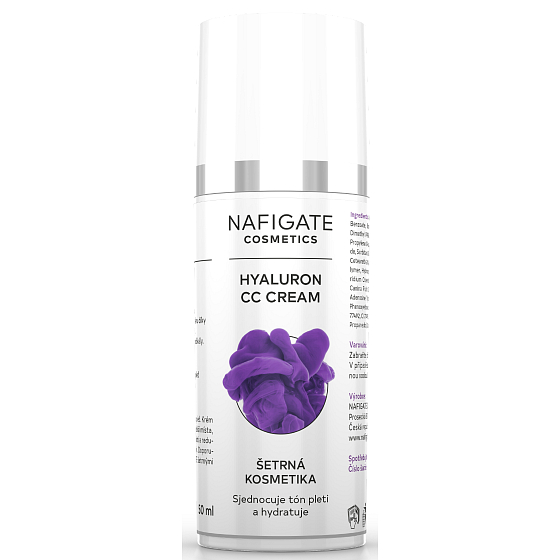 Nafigate Cosmetics Hyaluron CC tónovací krém, zjednocuje tón pleti a hydratuje 50 ml