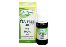 Dr. Popov Tea Tree Oil 100% čistý Tea Tree Oil s antiseptickými účinkami, v najvyššej možnej kvalite 11 ml