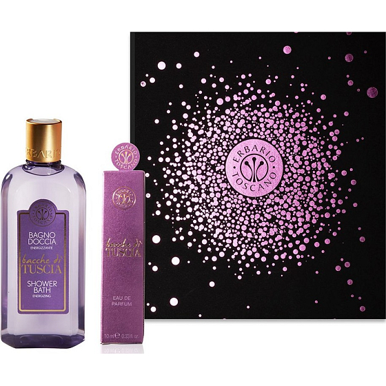 Erbario Toscano Dary Toskánska sprchový gél 125 ml + toaletná voda pre ženy 10 ml, luxusné kozmetická sada
