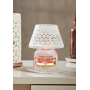 Yankee Candle Belmont Sandblasted on Glass tienidlo malé 8 x 9 cm + tanier malý 9 x 9 cm na sviečku malú Classic