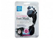 Escenti Cool Feet Bambusové uhlie čistiaca maska na nohy 1 pár