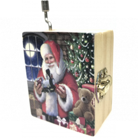 Epee Vianočné hracia skrinka Santa Claus Is Coming to Town - Santa prichádza do mesta 5,5 x 6,6 x 3,6 cm