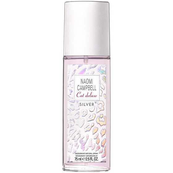 Naomi Campbell Deluxe Silver parfumovaný dezodorant sklo pre ženy 75 ml