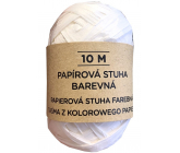 Albi Rafia prírodná papierová stuha biela 10 m