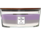 WoodWick Trilogy Amethyst Sky - Vonná sviečka Amethyst Sky s dreveným knôtom a skleneným viečkom 453 g