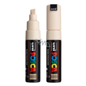 Posca Univerzálny akrylový popisovač so širokým brúseným hrotom 8 mm béžový PC-8K