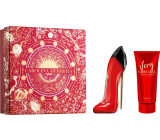 Carolina Herrera Very Good Girl parfumovaná voda 80 ml + telové mlieko 100 ml, darčeková sada pre ženy