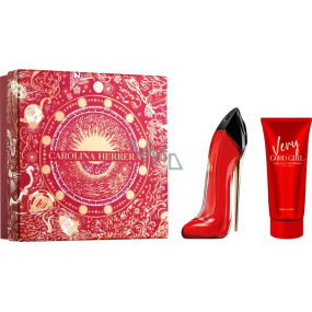 Carolina Herrera Very Good Girl parfumovaná voda 80 ml + telové mlieko 100 ml, darčeková sada pre ženy