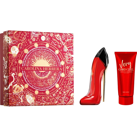 Carolina Herrera Very Good Girl parfumovaná voda 80 ml + telové mlieko 100 ml, darčeková sada pre ženy