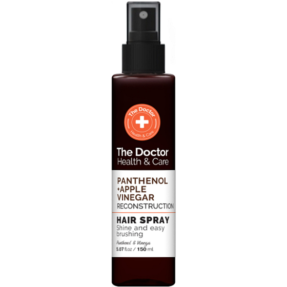 The Doctor Health & Care Panthenol + jablčný ocot Rekonštrukčný hydratačný sprej na ľahké rozčesávanie 150 ml